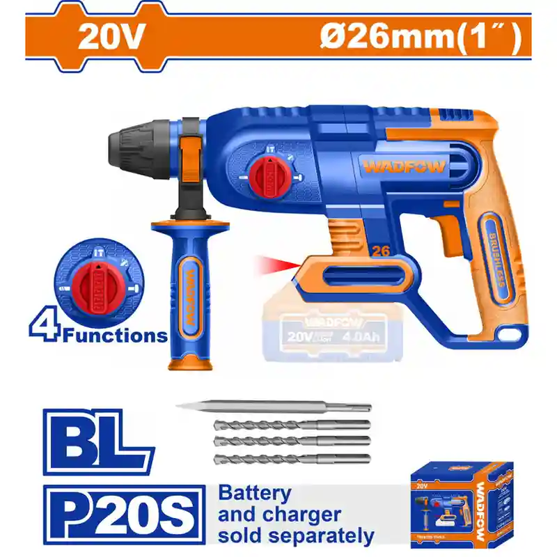 Перфоратор-молоток SDS-plus без аккумулятора 20 В 1231352
