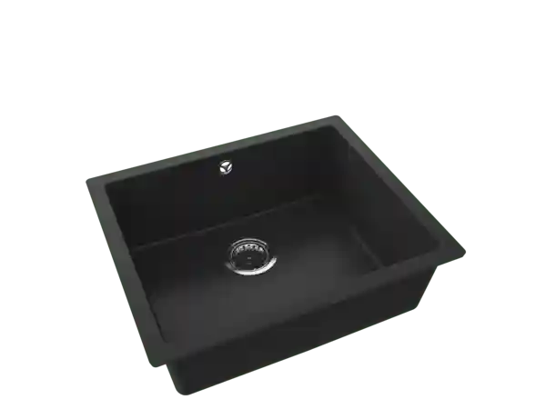 Chiuveta SanDonna JOANNA 550 sub blat negru metalic VOR58041