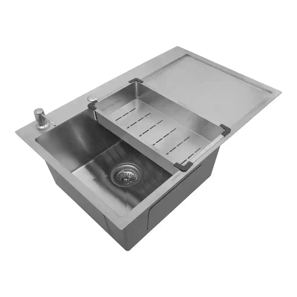 Chiuveta SanDonna  handamade HD7550 crom satin VOR58538