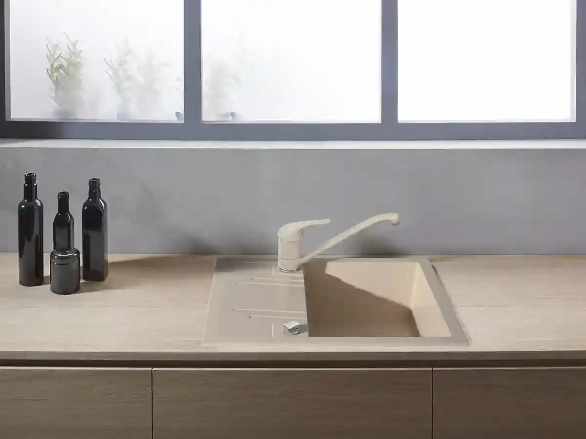 Chiuveta FERRO cu o cuva 580*480mm nisip DRGM48/58SA 77254