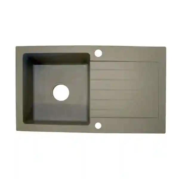 Chiuveta granit 760*440mm*160 1cuva cu blat set fiting gri ZQZ2113 29106