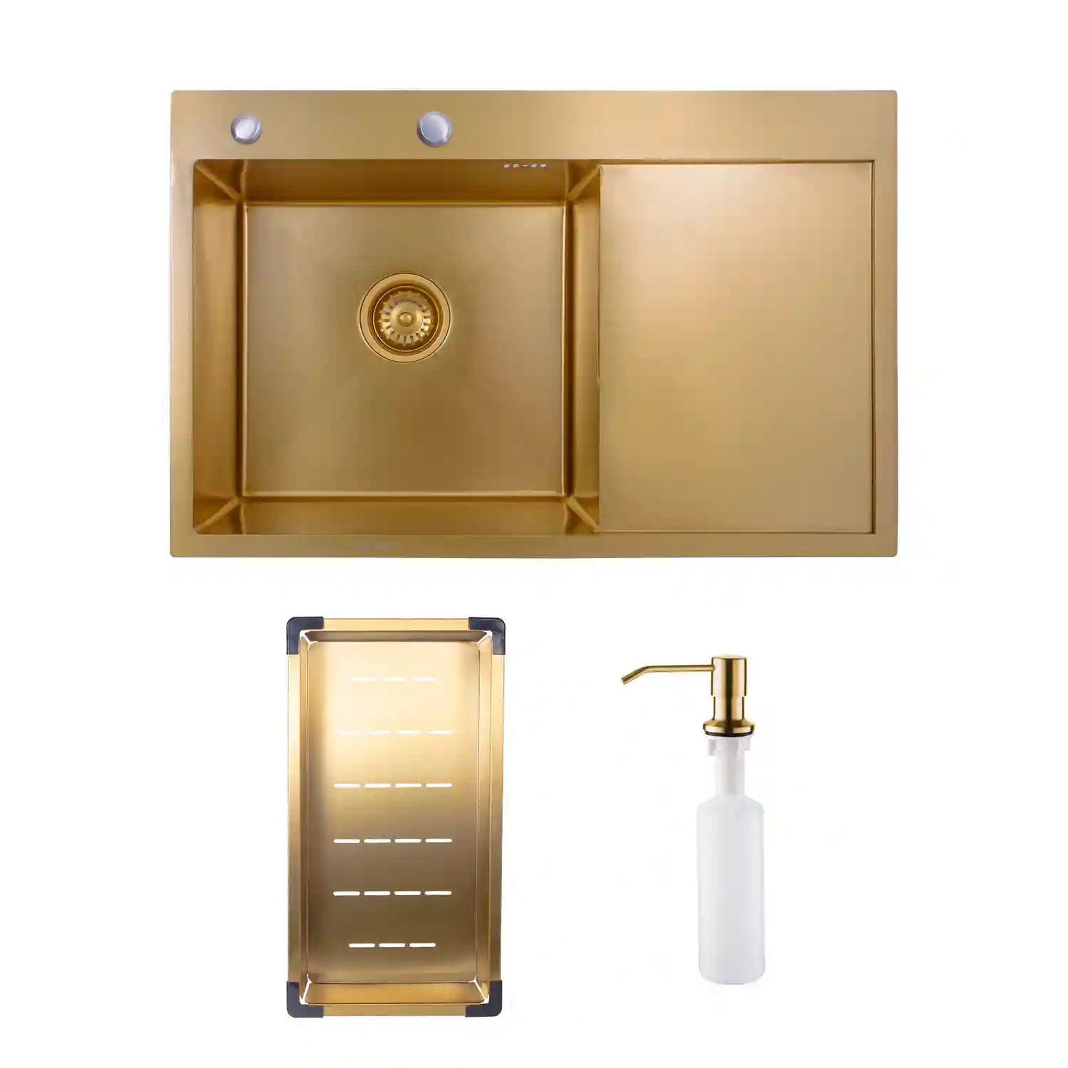 Chiuveta SanDonna  handamade HD7850 Auriu VOR57928