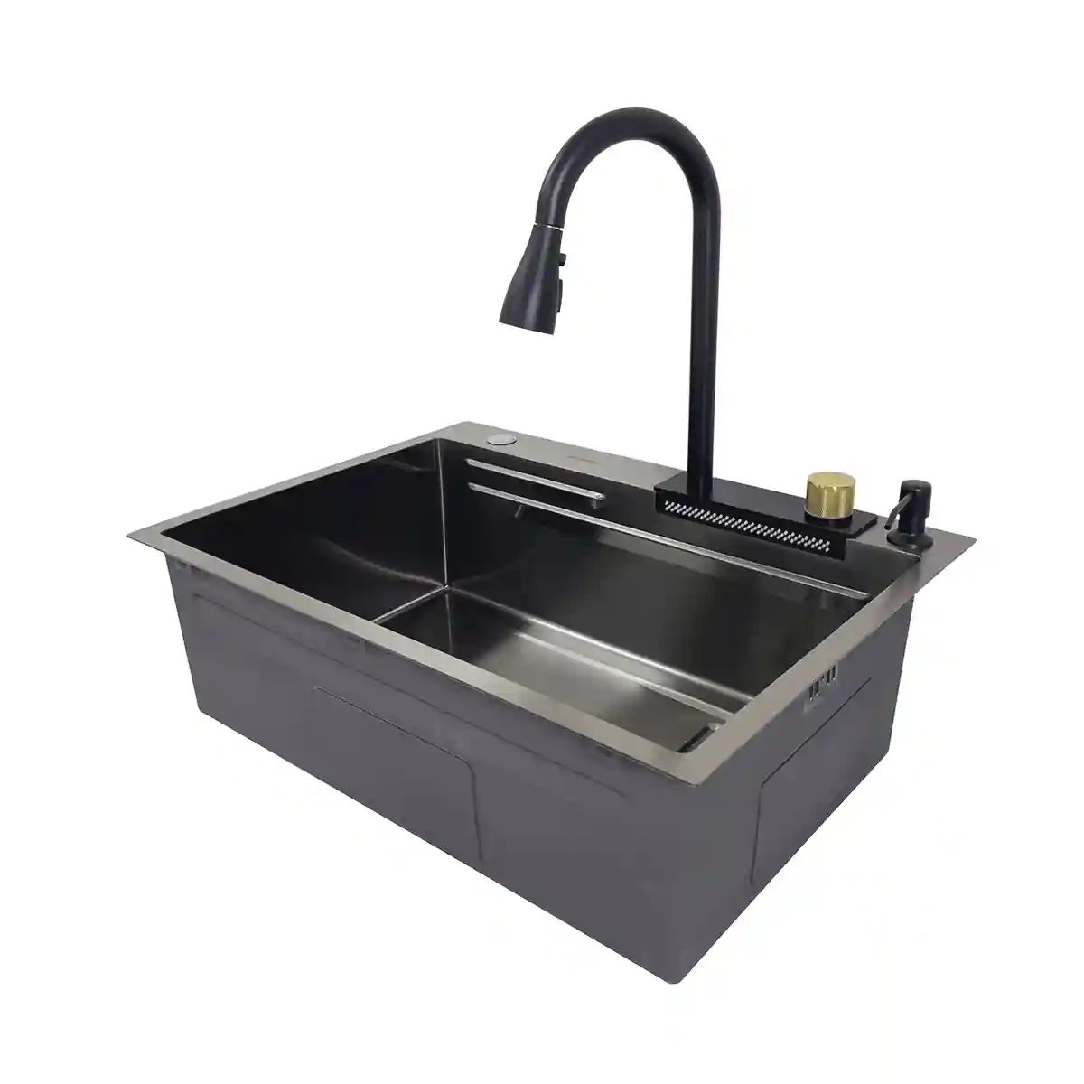 Chiuveta SanDonna  handamade HD6850 NEGRU VOR58102