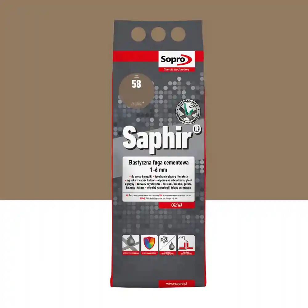Fuga SOPRO Saphir Alubag 9528 umbra 58 2kg 153410