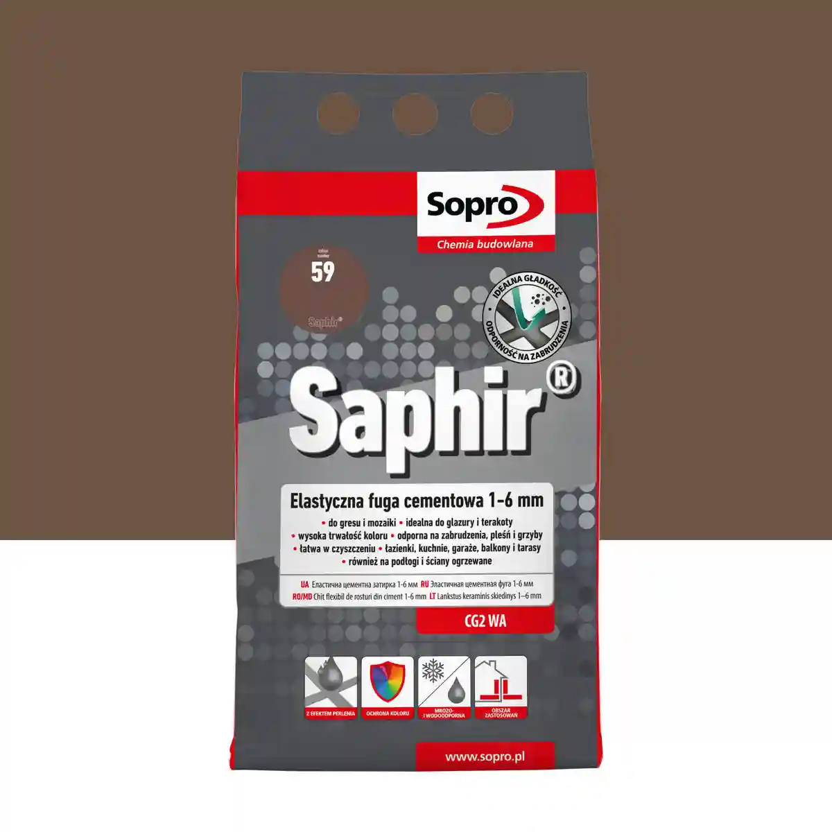 Fuga SOPRO Saphir Alubag 9522 maro bali 59 2kg 153697