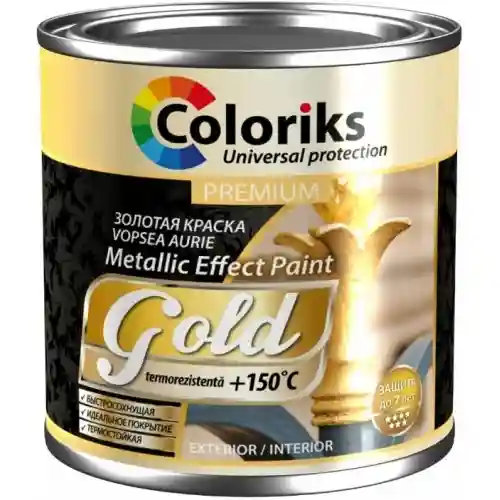 Термокраска акриловая золотая 0.25l 3208
