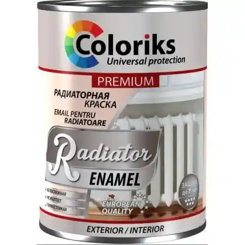 Краска эмалевая акриловая для радиаторов 0.7KG (белая)