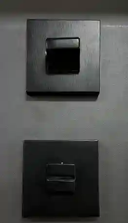 Rozetă Knob E25T10 BK