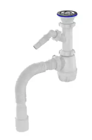 Sifon p/u chiuveta  GRANIT 1 1/2  40/50 MS racord flexibil niva 1048