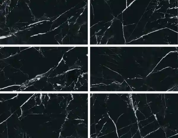Marquina Black W M 30.8*60.8 NR Saten 1/Epicentr 8.5 mm (72)