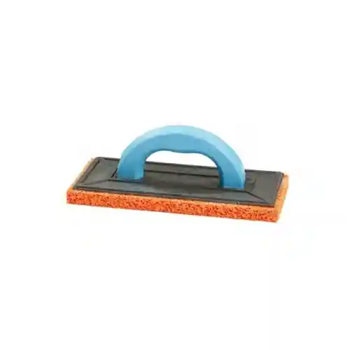 Пластиковый скребок 130×270 мм с твёрдым жёлтым поролоном