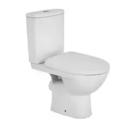 Унитаз + бачок STATUS 3/6 л, Soft-close Click2Clean + сиденье, косой выпуск