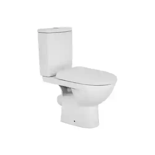 Унитаз + бачок STATUS 3/6 л + сиденье Duroplast Soft-close, косой выпуск