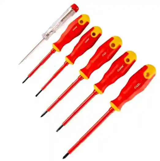 Набор отверток 6 шт., зеленая рукоятка, SL 4.0*75, PH 5.0*100 301022