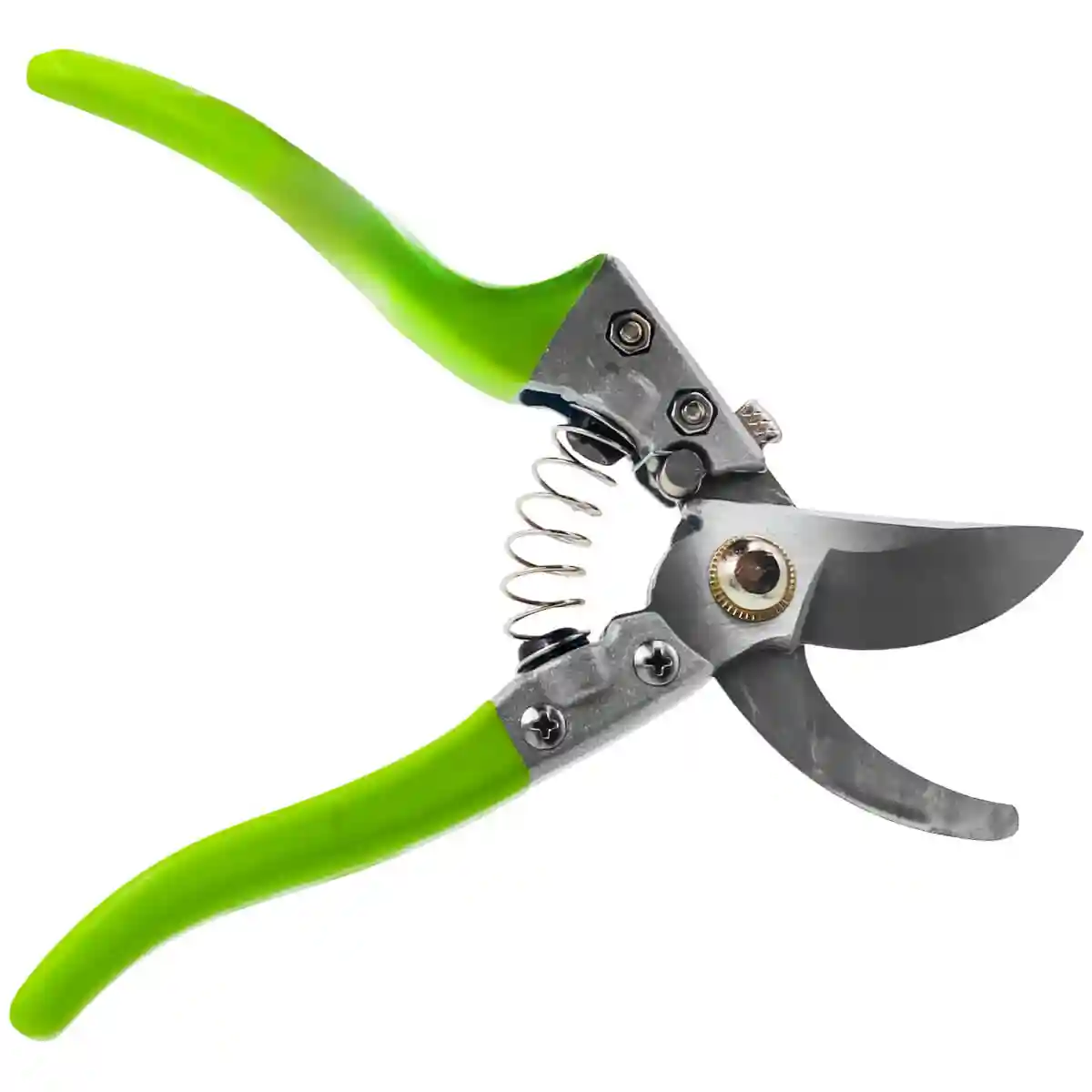 Садовые ножницы 210 мм с алюминиевыми зелёными ручками