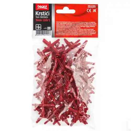 Distantiere gresie/faianta 3mm -200buc Beorol 1050406