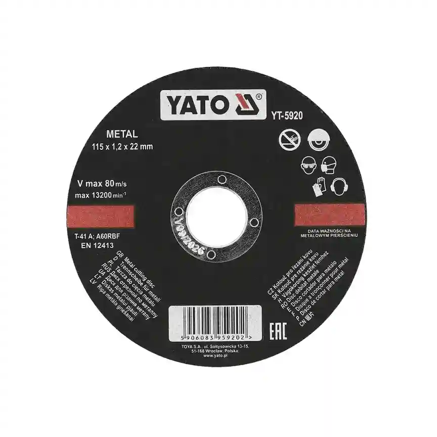 Disc (metal) 115mm   2*22.2 mm 1384