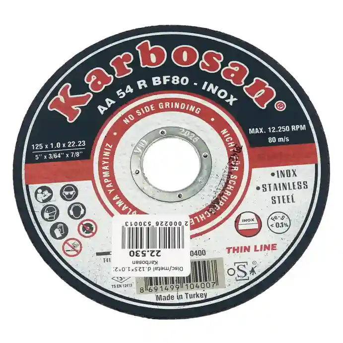Disc 125*1.0*22 Plus Karbosan/25/300  910400