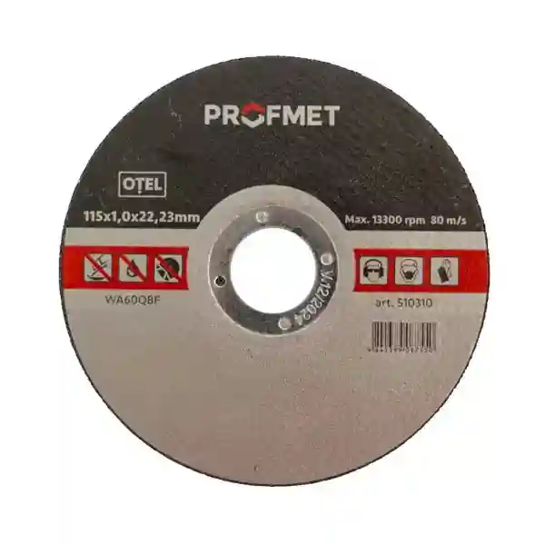 Диск 230*1.6*22.2mm для резки стали PROFMET 510352
