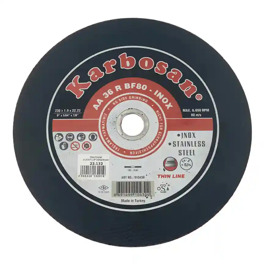 Disc 230*1.9*22 Karbosan/25/100 (910430)