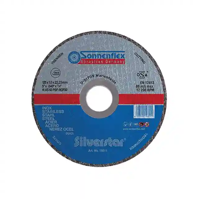 Диск нержавейка SILVERSTAR 125*1.6*22.23 (19317)