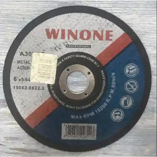 Disc metal  115*2.5*22.2 URAGAN 908-11111-115