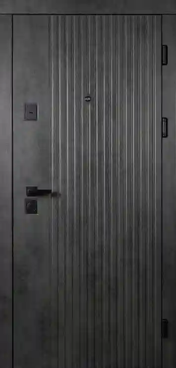 Usa met.Тип 10 бетон темно серый/белая шагрень 2050*860 (R)