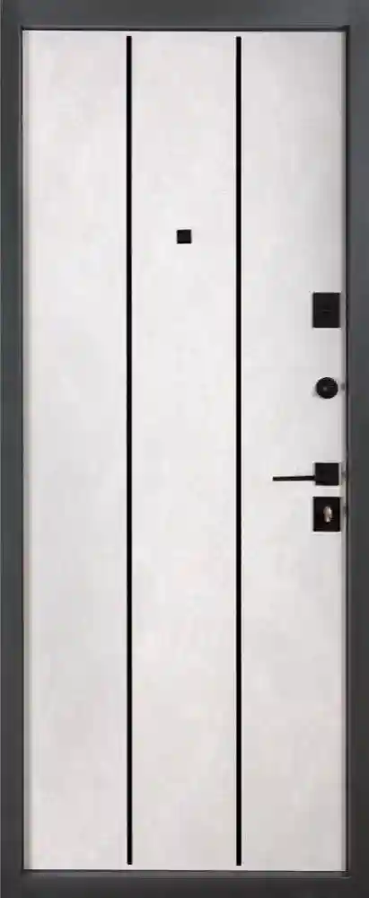 Usa met.Тип 14 антрацит/белая шагрень 2050*960 (L)