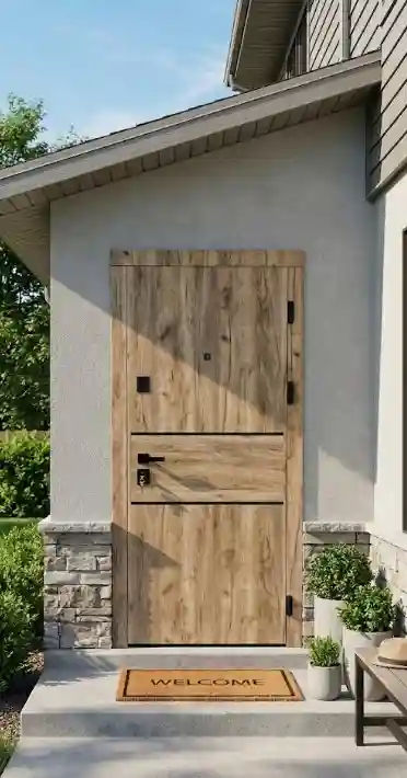 Usa met.Тип 14 дуб крафт/light grey 2050*860 (R)