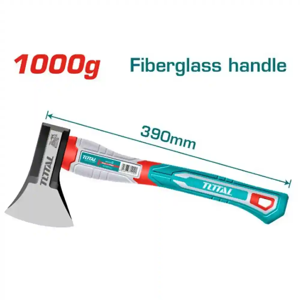 Топор 1.0 кг с рукояткой из стекловолокна Total THT 7810 1221068
