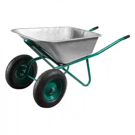 Тачка MUSTANG STABIL с 2 полиуретановыми колесами 0,7 мм 110 л  