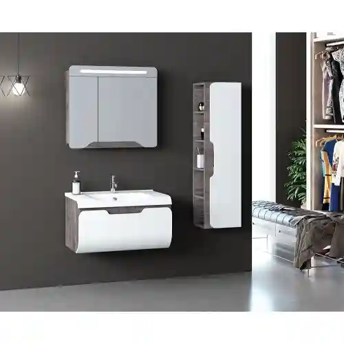 Mobilier de baie Golf 80 dorado extra