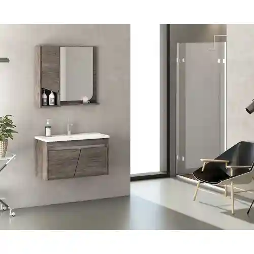 Mobilier de baie Rio 81 black glossy