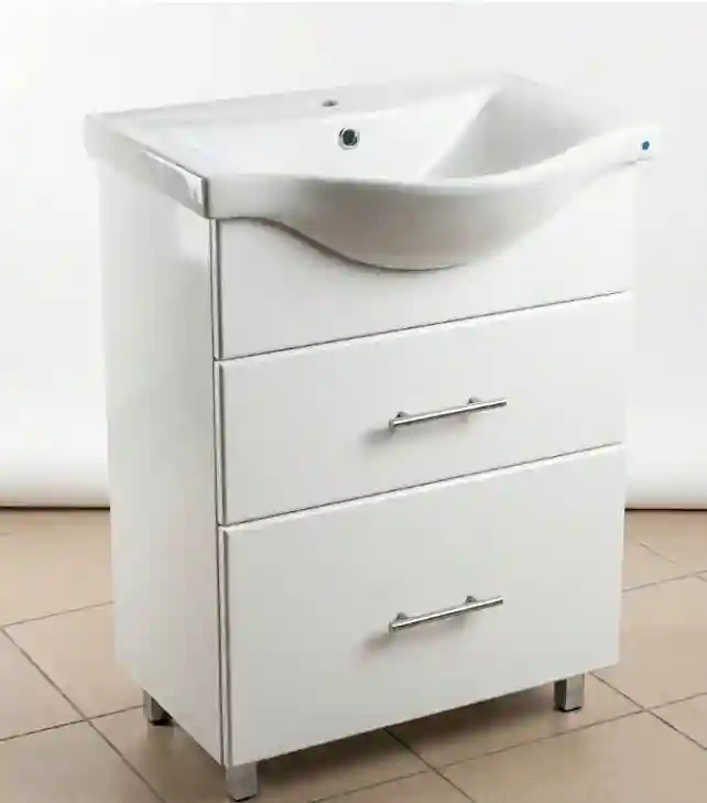 Mobilier de baie lav.BLANK alb 60cm (Basic 7060)