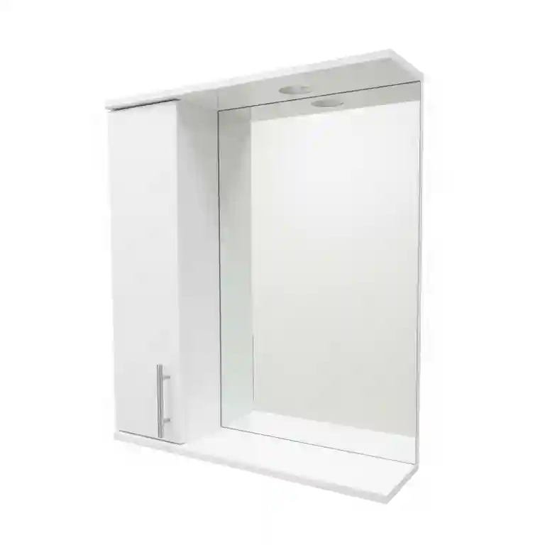 Oglinda p/u mobilier de baie BLANK alb 75cm stanga