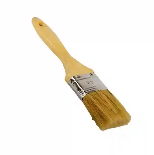 Perie 2.5''/63.5mm EXTRA cu par natural miner din lemn 353004