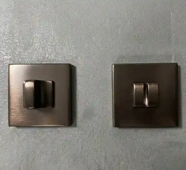 Rozetă Knob R11-K08 BK CP