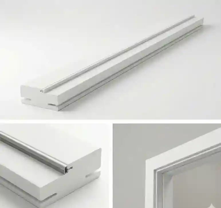 Toc de ușă Telescopic Grey Ultra Matt Alt 80mm