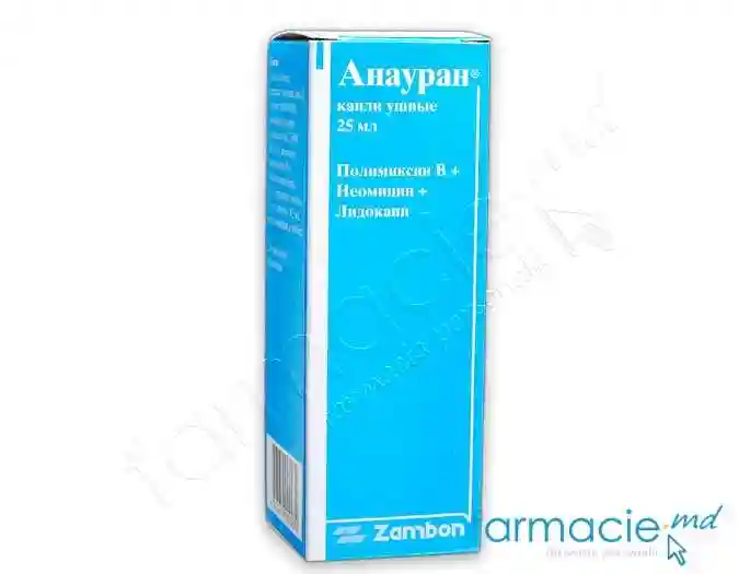 Anauran® pic.auric.,sol.1000000UI/0,5g/4g/100ml 25ml N1 Zambon
