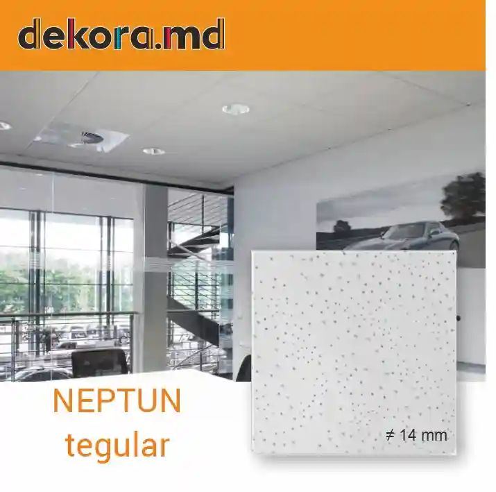 Placă la tavan casetat NEPTUN Tegular, 14 mm