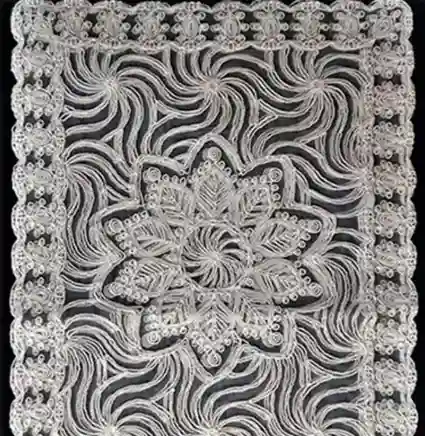 Brâu RUNNER la fața de masă Crem 38x122 cm