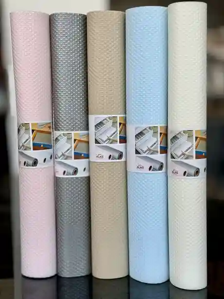 Pelicula color pentru sertare crem 45x300 cm