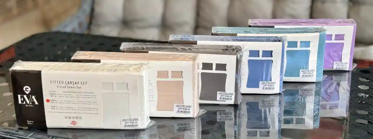 Set cearceaf cu feţe de perne, EVA Liliac