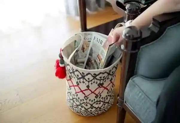 Корзина для хранения в виде ковра 37х30 см