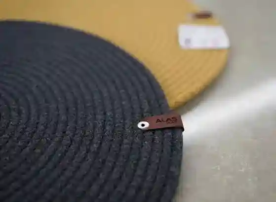 Поднос для стола из хлопковой веревки 35 см