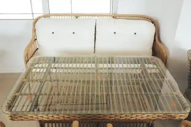 Набор садовой мебели TRUVA TEA 4 предмета, Серый, большой Стол