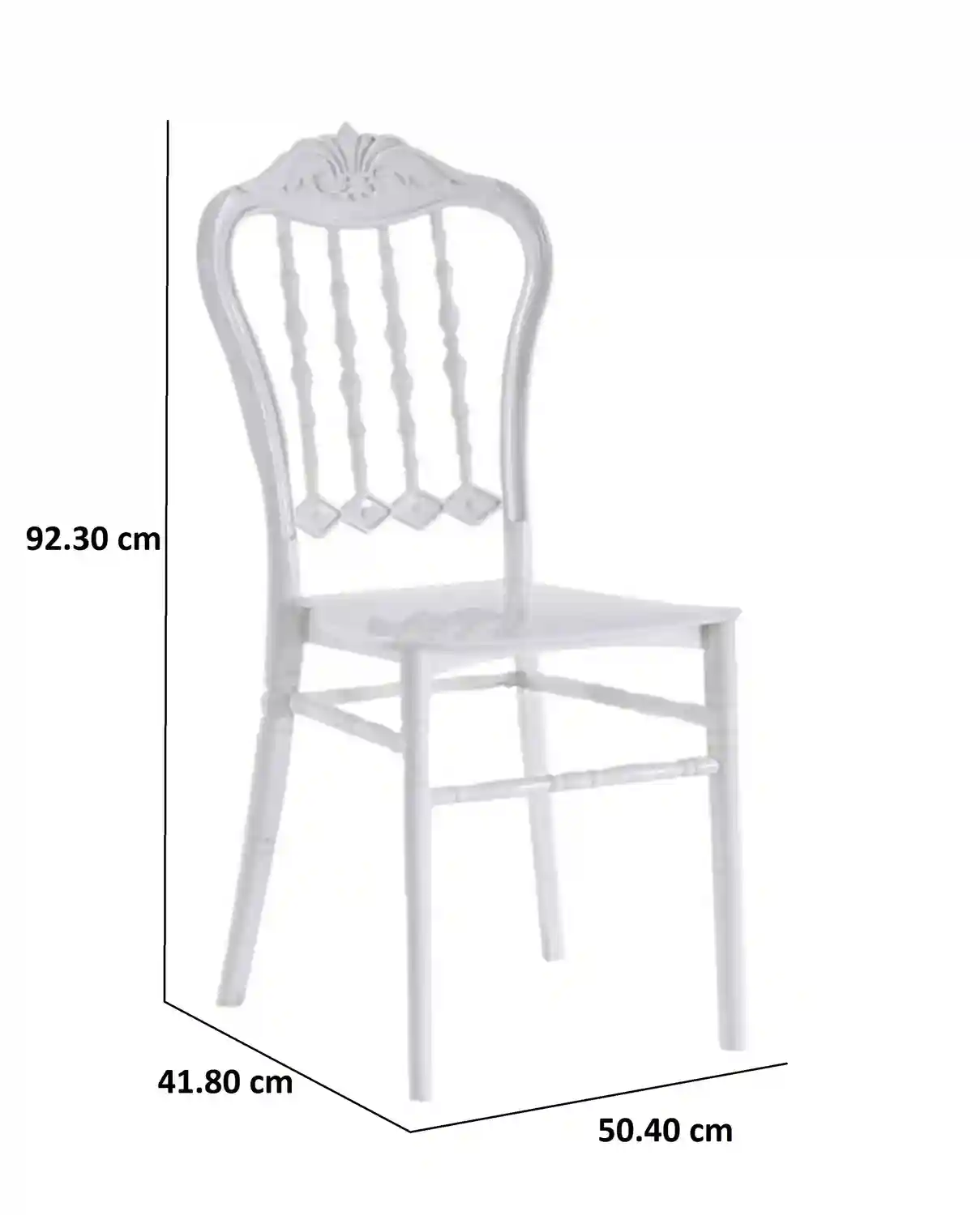 Пластиковый стул EMILIA Белый