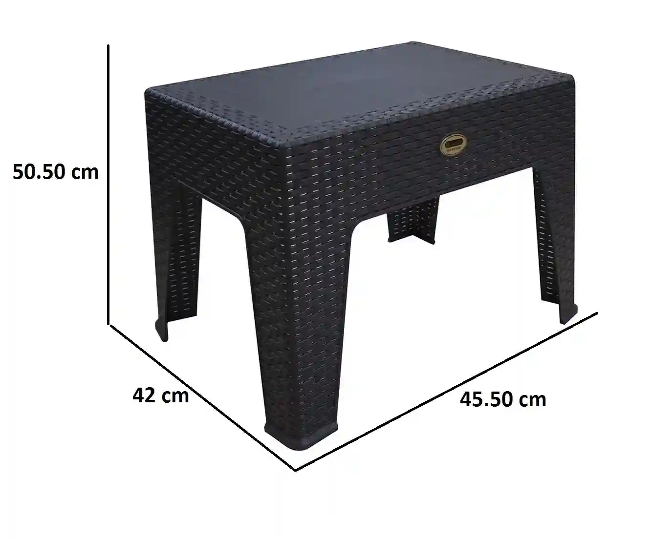 Măsuță pentru cafea din plastic BABEL Antracit