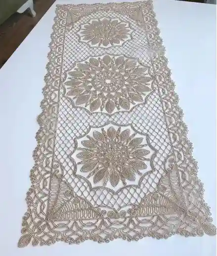 Brâu RUNNER la fața de masă Cappuccino 38x122 cm