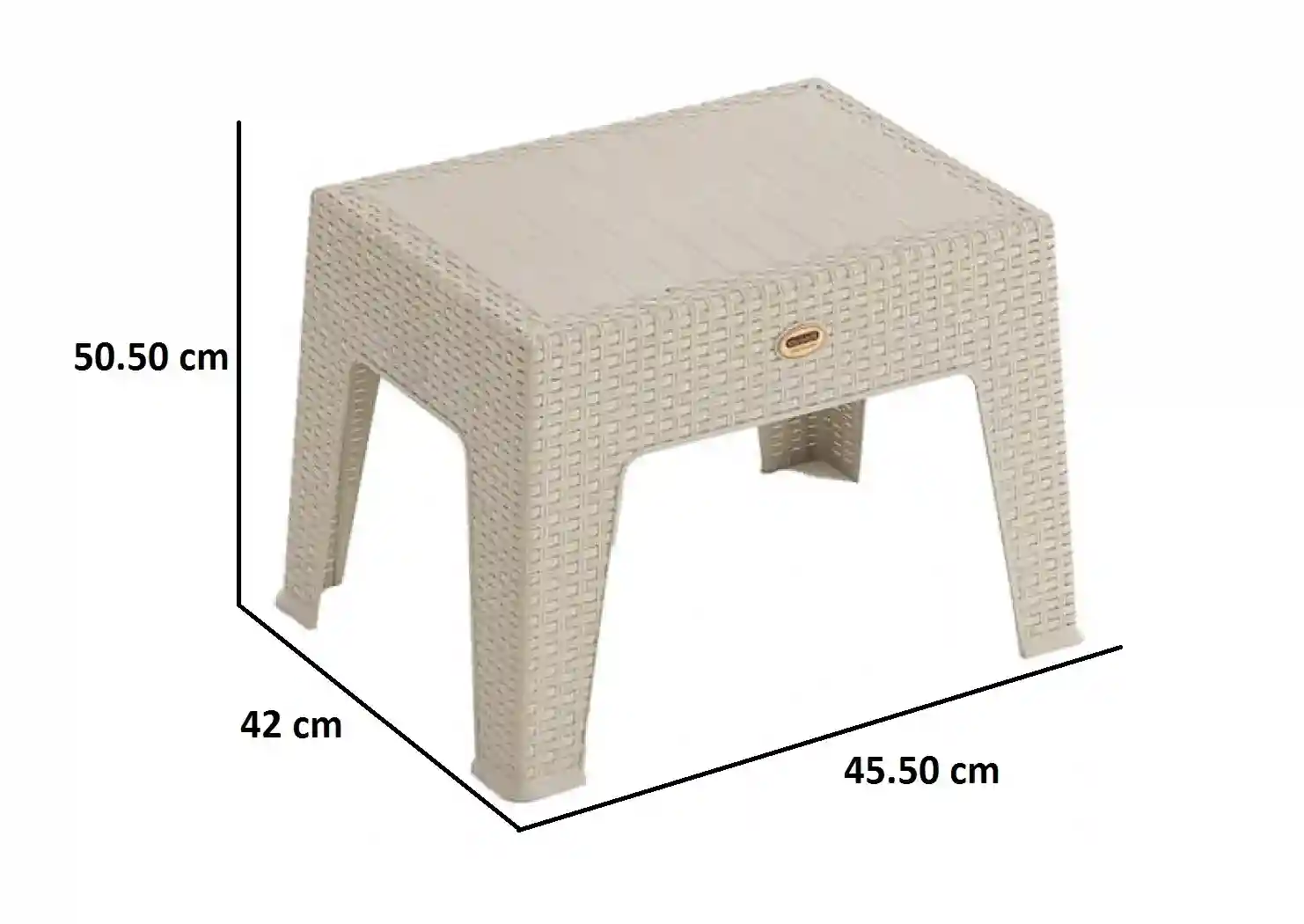 Măsuță pentru cafea din plastic BABEL Cappuccino